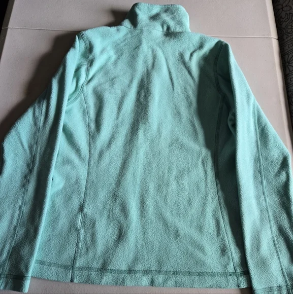 Patagonia Women's Micro D 1/4 Zip Fleece Size xsmall Teal Color - Picture 3 of 5